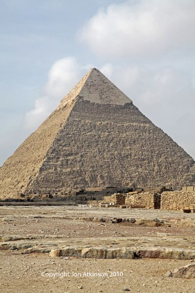Pyramid, Khafre, Giza Pyramid, Khafre, Giza